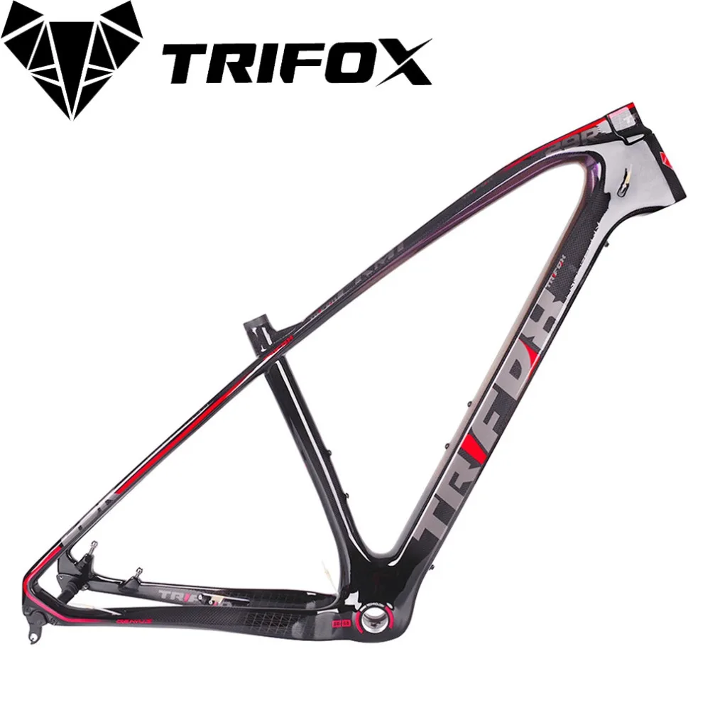 TRIFOX бренд T800 карбоновая mtb рама 29er 27,5 mtb карбоновая рама 29 рама карбоновая для горного велосипеда 142*12 или 135*9 мм велосипедная Рама