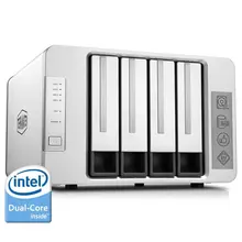 

Terramaster NAS Networking Storage 4 Bays Nas Server Intel Dual Core 2.41GHz Nas Serwer Support RAID 0 RAID 1 RAID5 (DISKLESS)