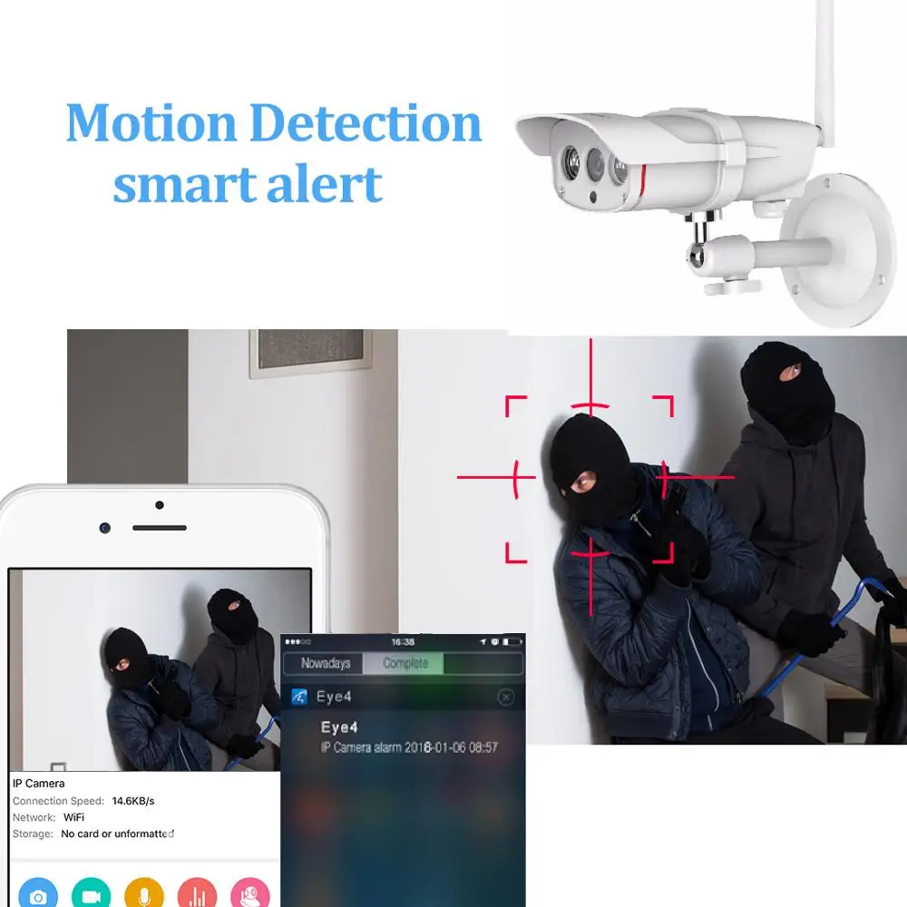 VStarcam C16S WiFi ip камера наружная 1080 P Водонепроницаемая безопасности IR ночного