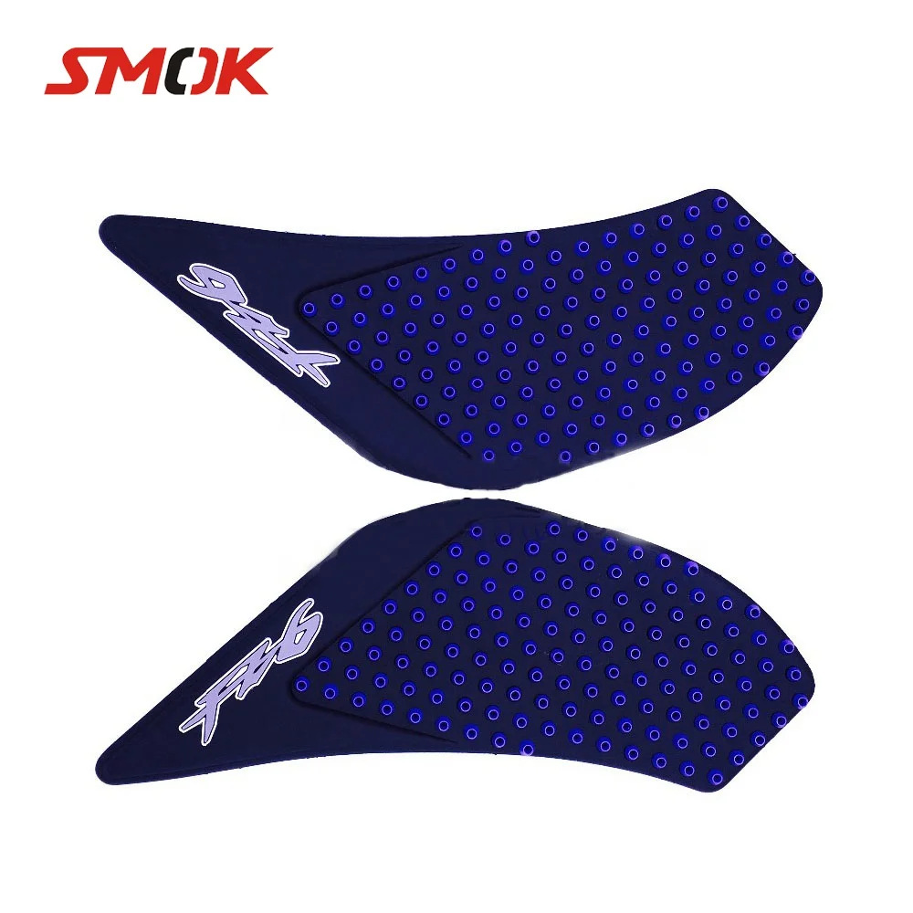 

Motorcycle Motocross Motor Moto Rubber Decals Tankpad Tank Pad Protector Stickers For Yamaha FZ6 Fazer 2006 2007 2008 2009 2010