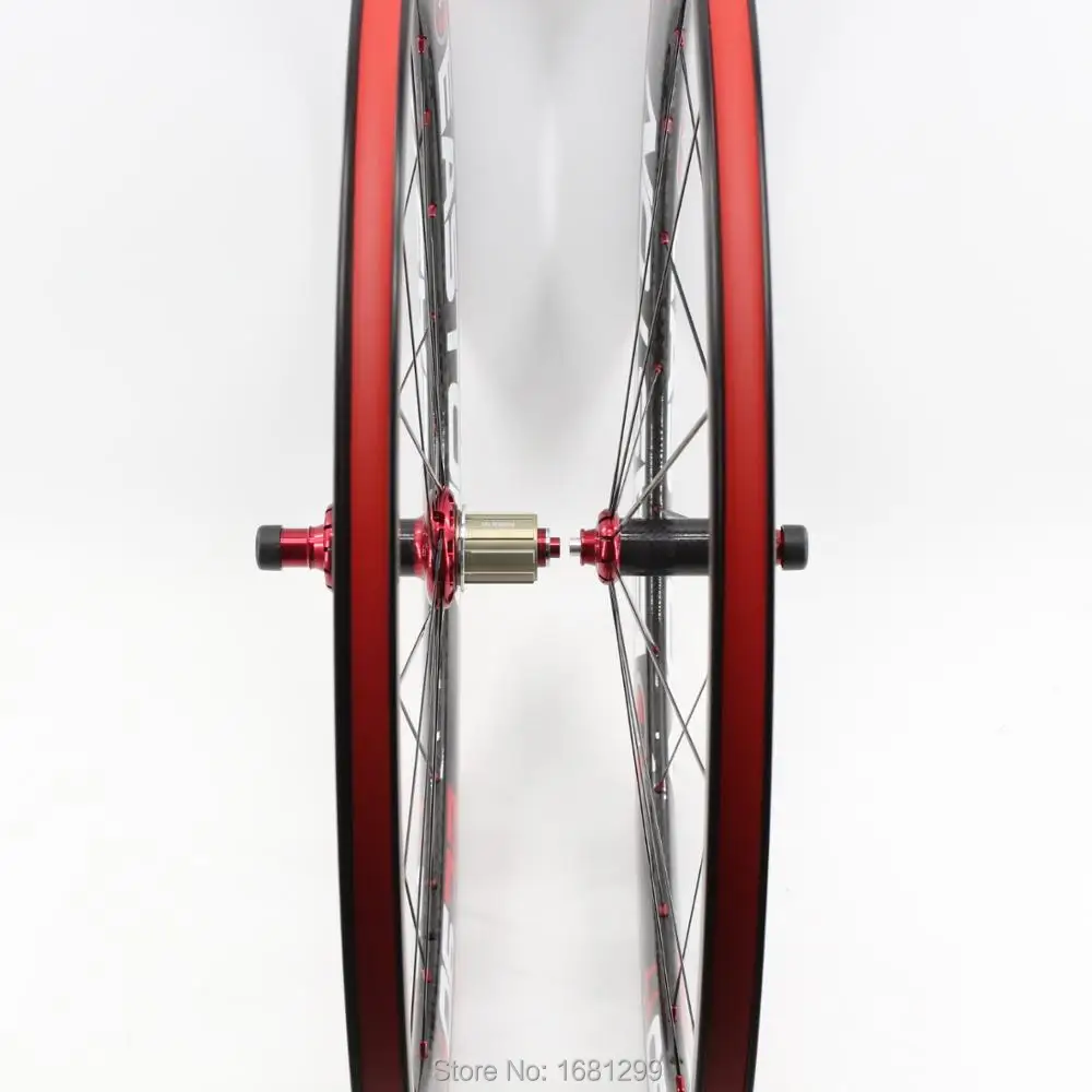 700C 50 мм шоссейный велосипед глянцевый матовый 12 к полный углеродного волокна велосипед колесная карбоновая клинчер трубчатые диски 23 25 мм ширина
