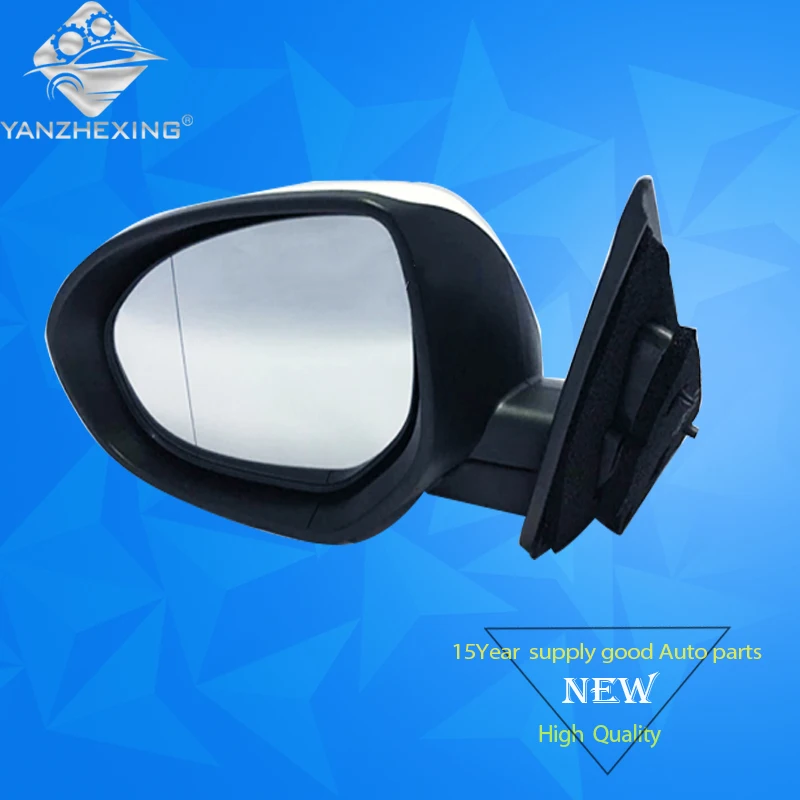 

Outer Rearview Side Mirror Assy For MAZDA 3 BL 2011 2012 2013 2014 2015 Sedan Hatchback 3-PINS Without LED 7-PINS With LED
