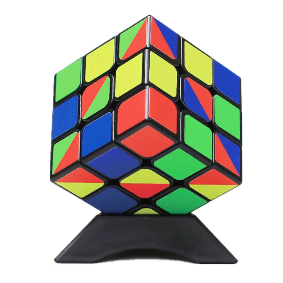 Z cube 3x3 кубик рубика Rainbow 3x3x3 волшебный куб 3 слоя скоростной куб профессиональные головоломки игрушки для детей подарок для детей