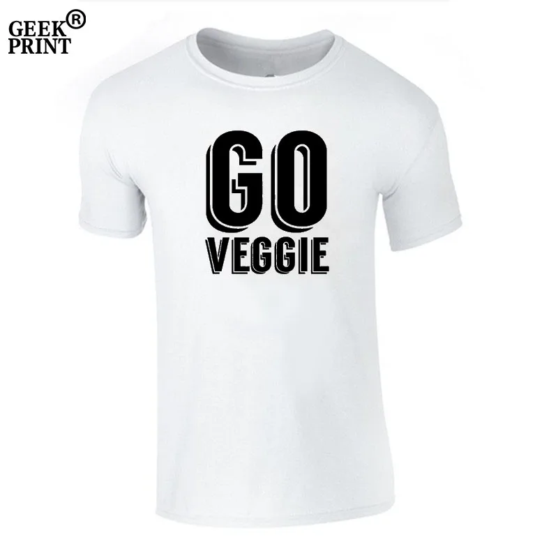

Go Veggie Women Custom T Shirt Fashion Print hip hop tees Funny Shirts Lovely Lady Clothes Tees Summer women short tee