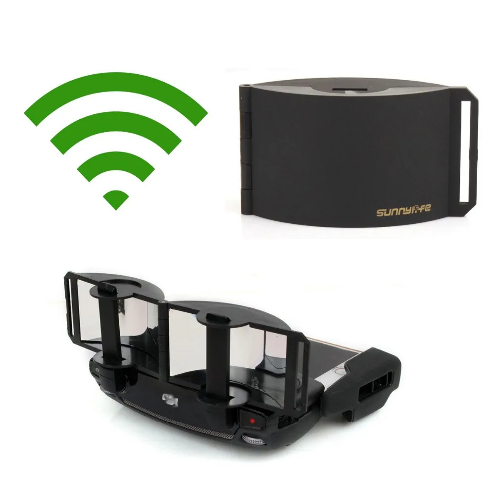 

Signal Enhance Booster Foldable Parabolic Antenna Amplifier Range Extender for DJI Mavic Pro FPV Quadecopter Drone- Silver