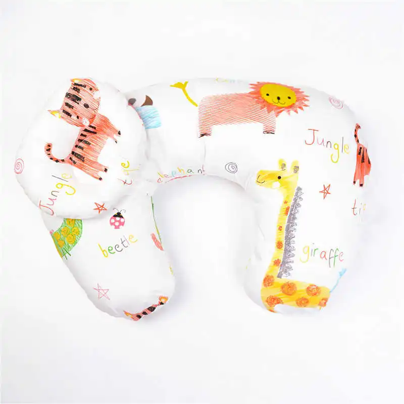 Детская подушка для грудного вскармливания, многофункциональная хлопковая Подушка для новорожденных, u-образная Подушка для кормления - Цвет: 4