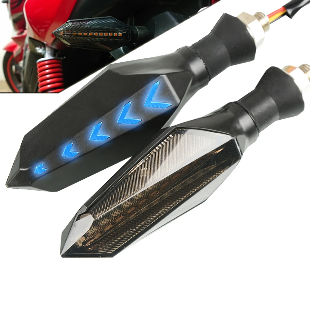 

LED Steering Light Flashing 12Led Indicator Light Blinker Lamp Turn Light Motorcycle Parts for yamaha YZF R1 R3 R6 R25 FZ6 FZ8