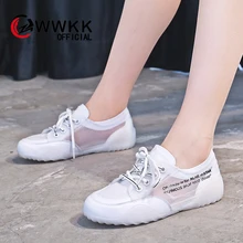 WWKK/ г.; летняя повседневная женская обувь на плоской подошве; милая обувь из дышащего сетчатого материала; женские лоферы на шнуровке; женская обувь на плоской подошве; scarpe donna