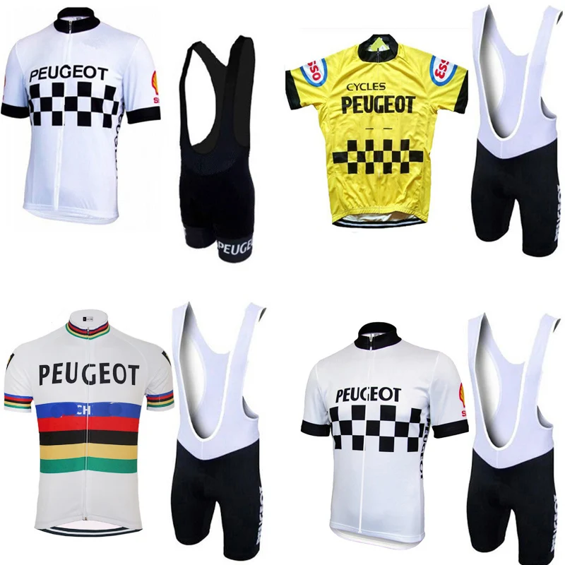 

pro team Man cycling jersey Set MTB bicycle Short Sleeve cycling clothing Riding clothes suit bike wear bib shorts gel pad
