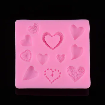 

Hot New Arrival Wholesale Silicone Cake Mold Loving Heart Fondant Cake Decorating Tools Silicone Bakeware D230