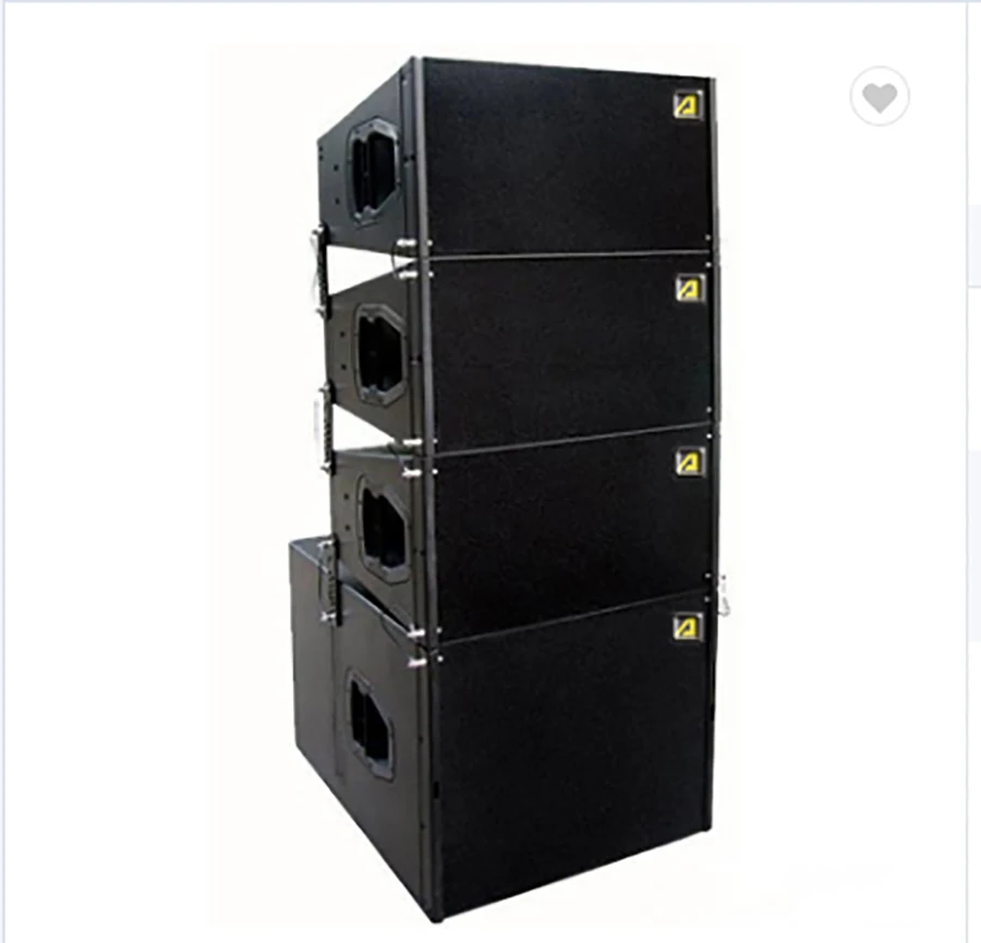 dual 10 inch mini line array loudspeaker system professional neodymium