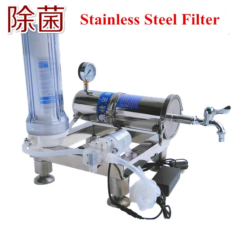 10 Inch Stainless Steel Wine Filter Double Filtering Sterilizing High