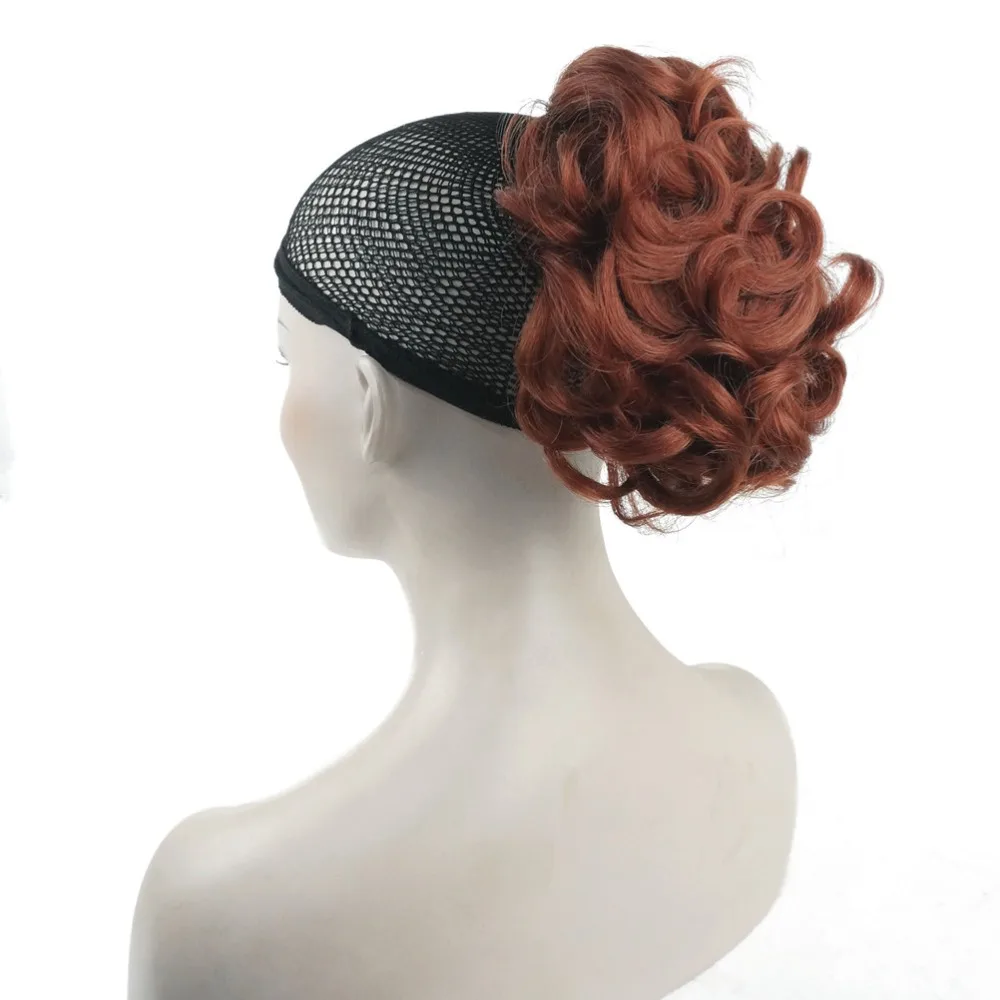  StrongBeauty Claw Clip Ponytail Hairpiece Short Curly Hair Extension Synthetic Hairpiece