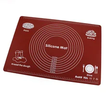 Силиконовый коврик для выпечки, большой размер, антипригарная выпечка, не Противоскользящий коврик раскатка, выпечка, лист для духовки, посуда для выпечки JCFCJ197