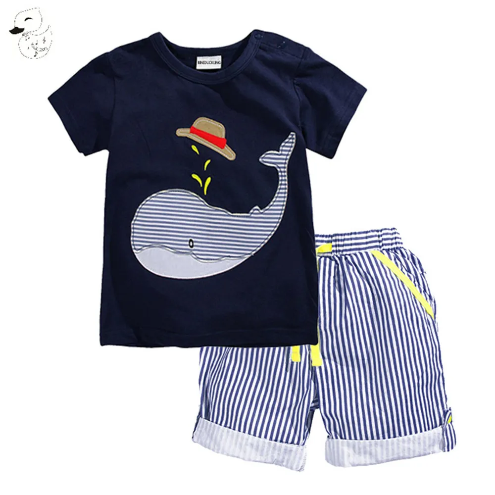 BINIDUCKLING 2017 New Summer Kids Clothes Children Clothing Baby Boy ...