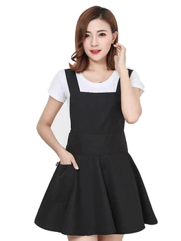 

Korean fashion kitchen apron cute female nail shop makeup artist waist custom logo embroidery printing waterproof