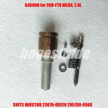 

Original and brand new common rail fuel injector nozzle G4S008 for 2GD FTV injector 23670-0E010