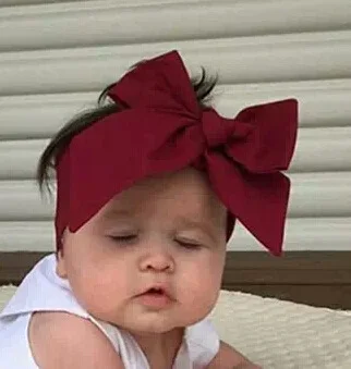 

Headband Children DIY Solid hair bands baby baby tiara bow hair accessories white red turban baby bows