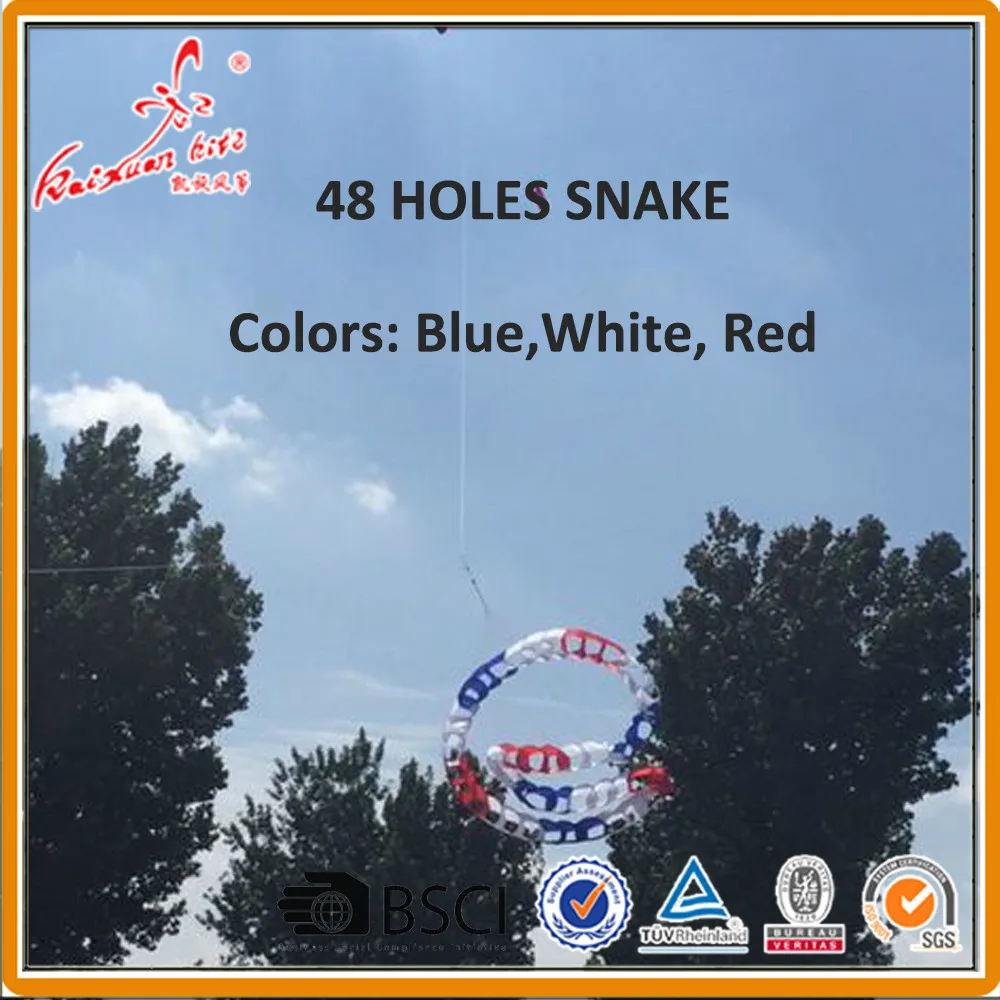 

48 Holes snake kite from Kaixuan kite factory.