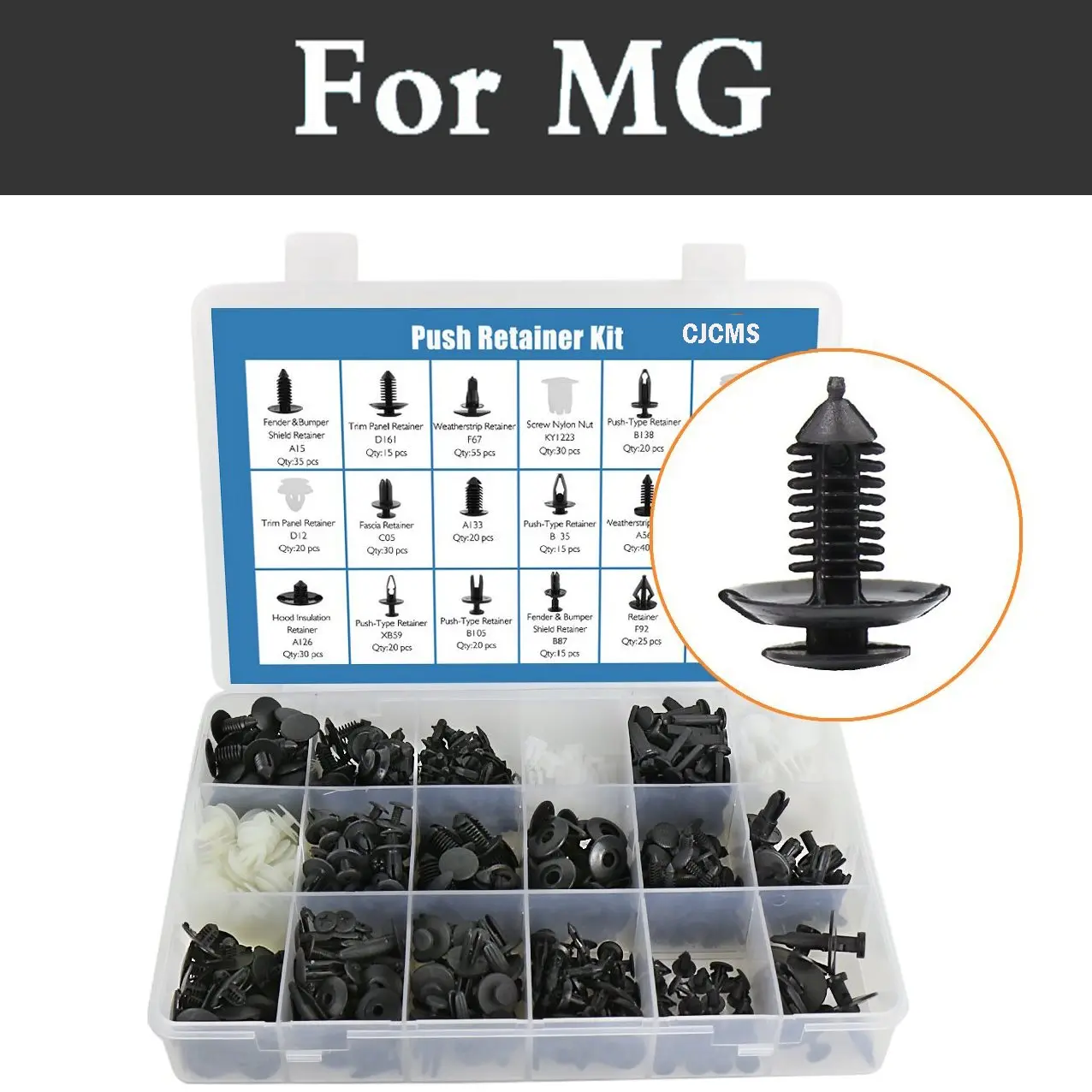 font b Car b font Push Pin Retainer Clip Fastener Tool Kit 415pcs font b