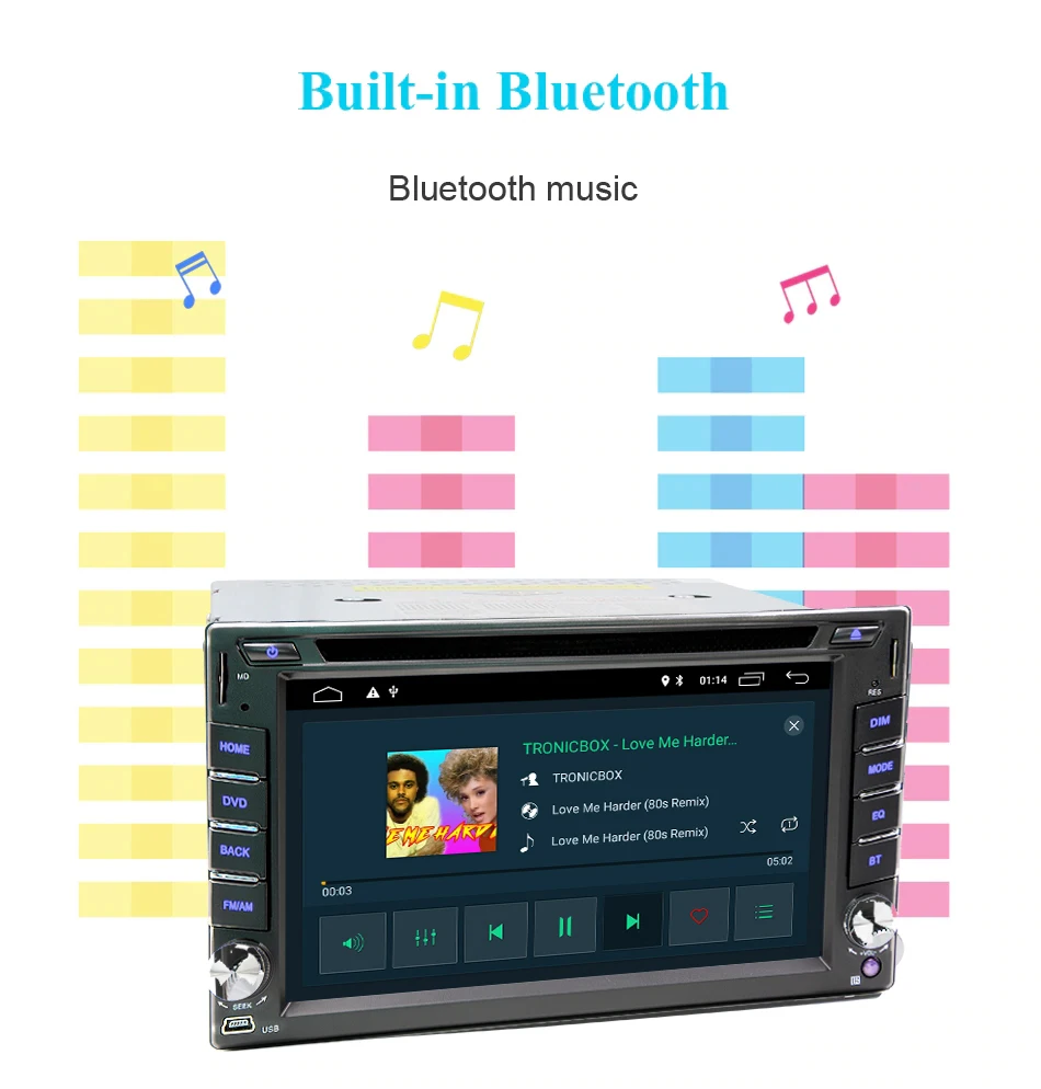 Excellent Android 9.1 2+16G Car DVD GPS Navigation Autoradio Universal Car Multimedia Player 2 Din Car Radio Stereo WIFI AM/FM Bluetooth 7 Excellent Android 9.1 2+16G Car DVD GPS Navigation Autoradio Universal Car Multimedia Player 2 Din Car Radio Stereo WIFI AM/FM Bluetooth 7