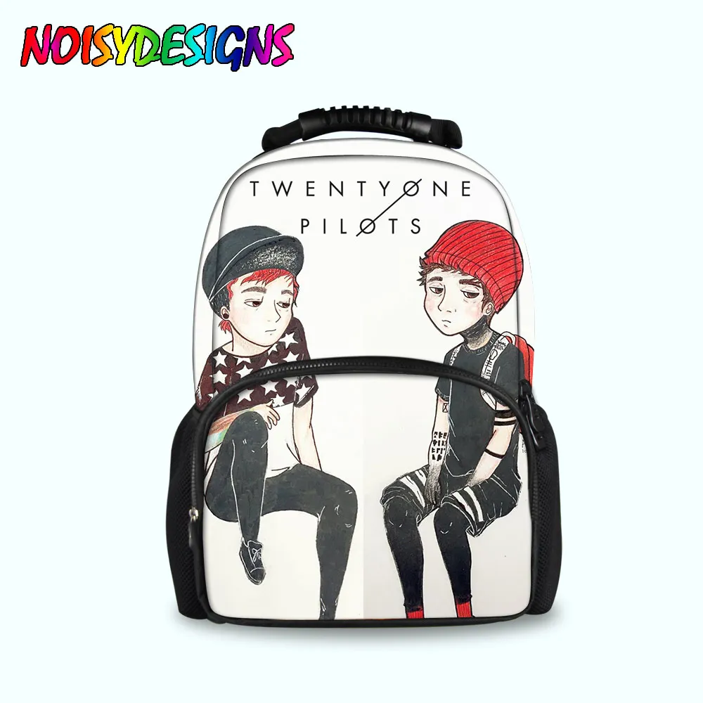 

Twenty One Pilots Printing Bags Boys Causal Daypacks Men Fashion Laptop School Backpacks for Teenage Girls Mochila Drop shipping