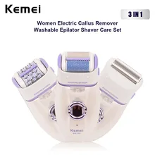 3 in 1 Women Electric Dead Skin Callus Remover Lady Epilator Epilation Shaver Care Depilatory Depilation Bikini Body
