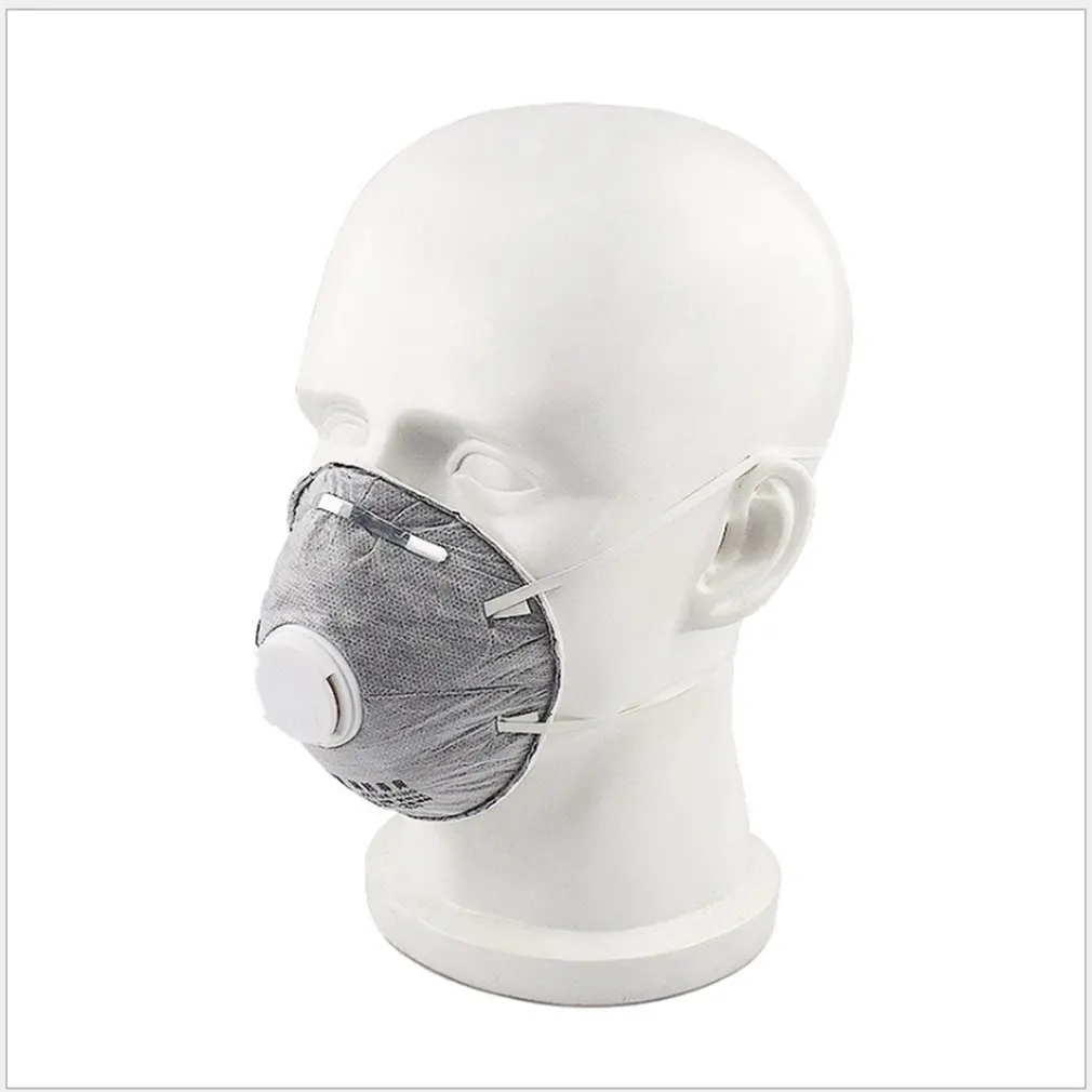 

20PCS/Box Cup Shape Disposable Dust Mask Anti influenza Breathing Valve Bicycle Riding Face Mask Safety Masks