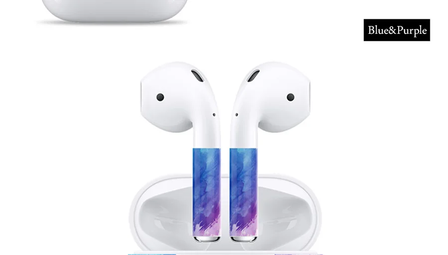 1 комплект защитная наклейка для Apple Airpods, зарядная коробка+ пленка против потери для AirPods, беспроводные аксессуары для наушников, наклейка