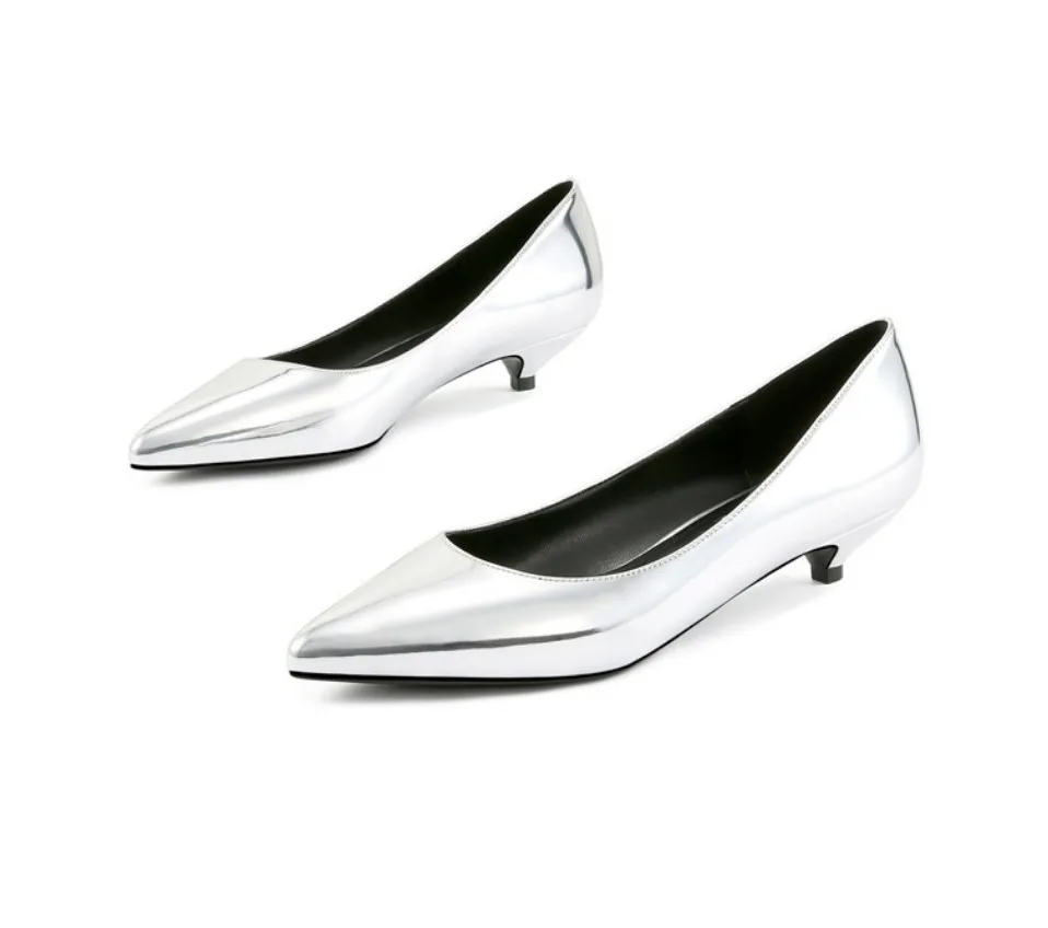Женская обувь; черные туфли-лодочки из лакированной кожи; низкий каблук 3 см; офисные туфли телесного цвета; элегантные женские свадебные вечерние туфли; большие размеры G4-75