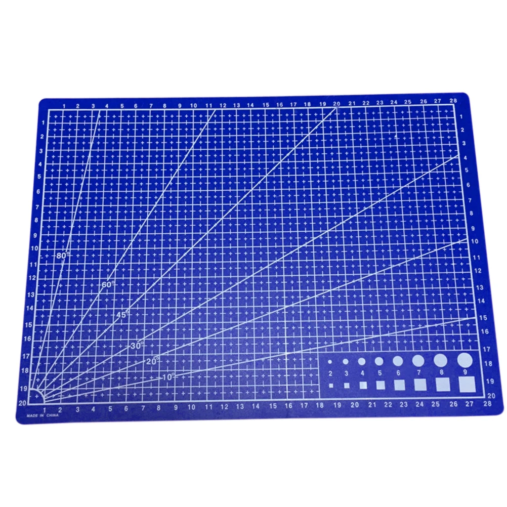 A4 Grid Lines Cutting Mat Craft Card Fabric Leather Paper Board 30*22cm