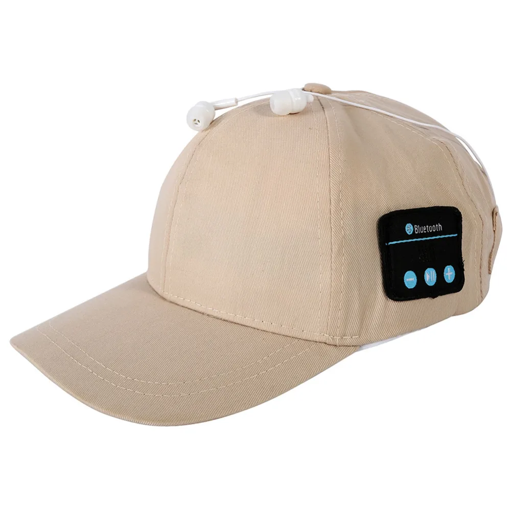 200 шт/партия Беспроводная bluetooth-шляпа шапка музыкальный приемник для iphone BGolf шапка Мужская Женская весенне-летняя хлопковая Солнцезащитная шляпа
