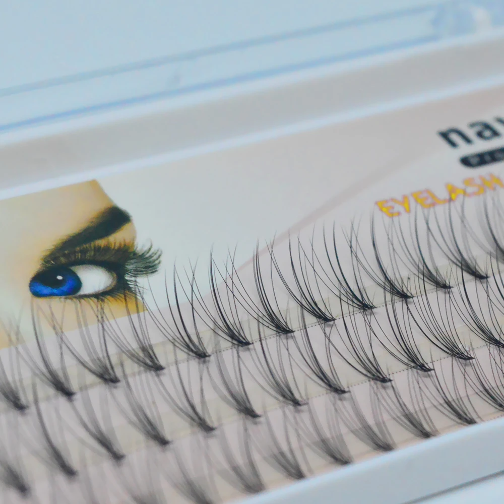 

False Eyelashes 10d Lashes Natrual mink hair silk lashes eyelash extensions fake lashes 0.07/0.10 thickness cilios maquiagem