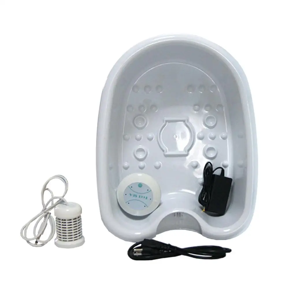 Kaufen Ion reinigen detox spa mit kunststoff fuß badewanne eimer fußbad detox gerät ionic detox maschine