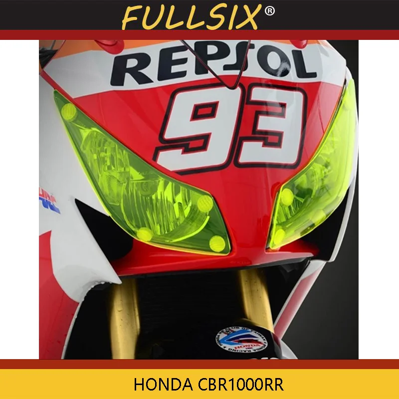 

Новая акриловая Защитная крышка для передней фары мотоцикла, аксессуары для защиты, подходит для HONDA CBR1000RR cbr1000rr 2012-2016
