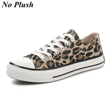 Fashion Leopard Shoes 2019 Women Shoes Autumn Winter Casual Canvas Shoes Women Sneakers High-top Ladies Flats zapatos de mujer e lov vintage design postage stamp and emblem printed canvas shoes high end customzied women casual flats zapatos mujer