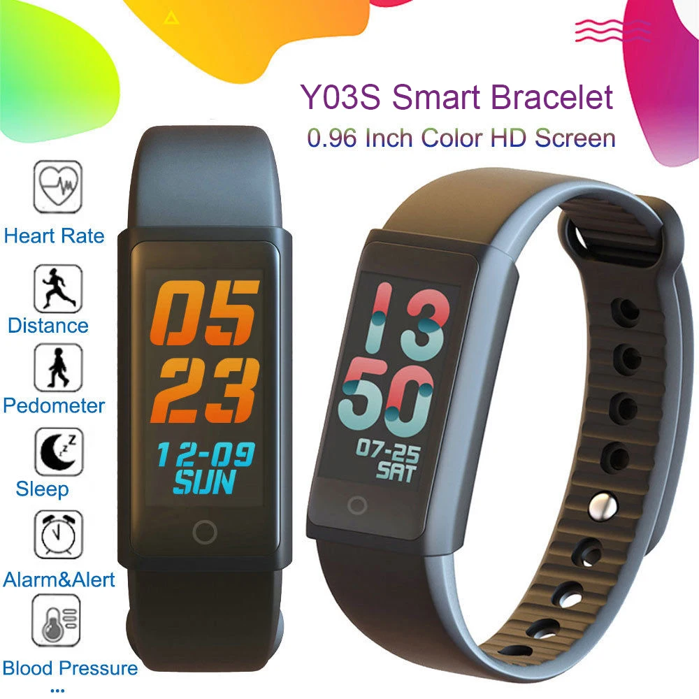 

TEZER Y03S Smart Wristband Fitness Tracker Watch with Heart Rate Blood Pressure Monitor IP67 Activity Tracker Smart bracelet