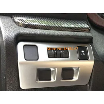 

For Subaru Forester 2013 2014 2015 2016 2017 Car Stick Cover Abs Chrome Front Head Fog Light Switch Button Trim Frame Lamp 1pcs