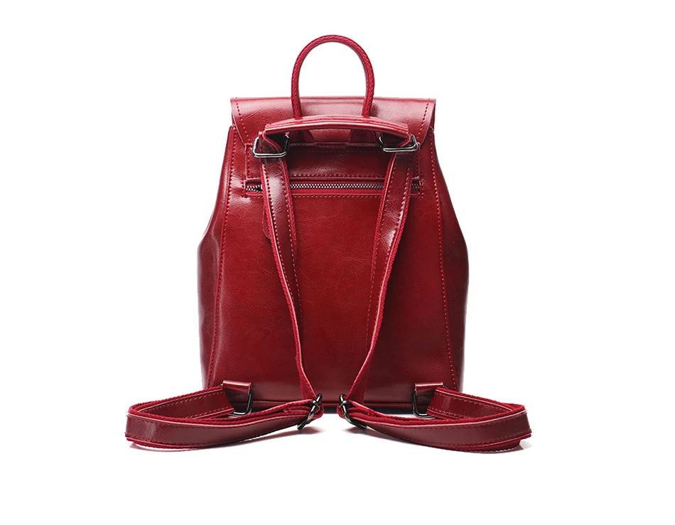 DIENQI многофункциональный женский кожаный рюкзак, женские рюкзаки из натуральной кожи для девочек, Подростковый школьный рюкзак на молнии, винтажный рюкзак