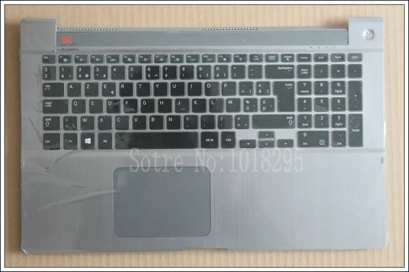 

NEW FOR Samsung NP700Z7A NP700Z7B NP700Z7C Backlit Belgian BE Keyboard with Palmrest Touchpad cover BA73-03735G