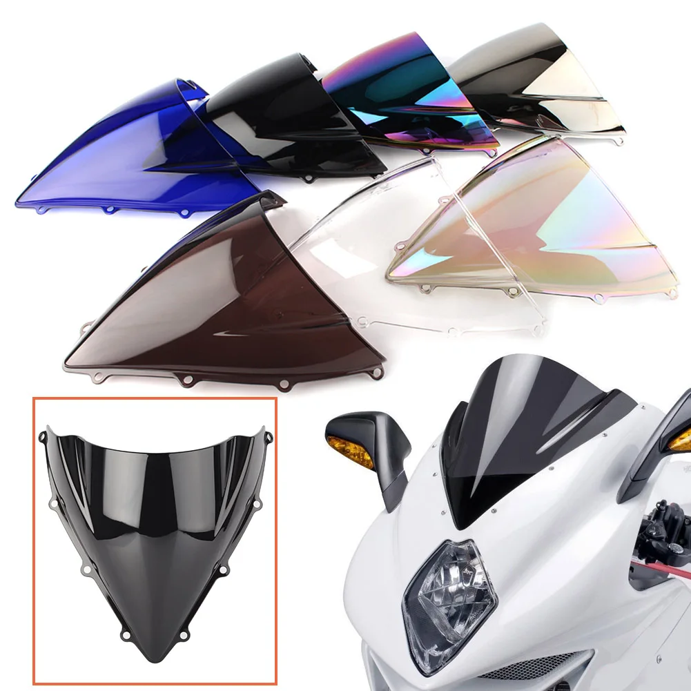 

Windshield Windscreen Double Bubble For MV Agusta F3 800 675 2012 2013 2014 2015 2016 2017 Motorcycle Accessories ABS Plastic
