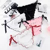 SP&CITY Japan Ruffle Cartoon Cute Panties Sex Girls Bow Letter Patterned Kawaii Underwear Women Crotch Cotton Briefs Lingerie ► Photo 3/6