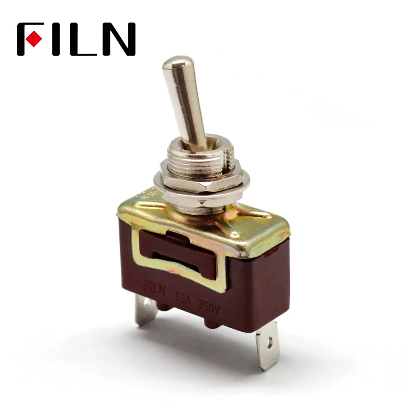1 PC New SPST  On-Off Toggle Switches 15A 250V