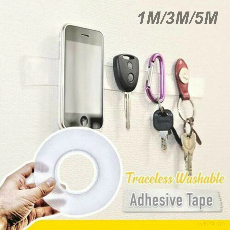 

Multifunctional Double-Sided Adhesive Nano Tape Traceless Washable Removable Tapes Indoor Outdoor Gel Grip Sticker