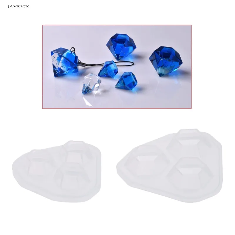 

Transparent Silicone Mold Diamond Shaped Jewelry DIY Cake Decoration Dessert Handmade Tools resin molds for jewelry