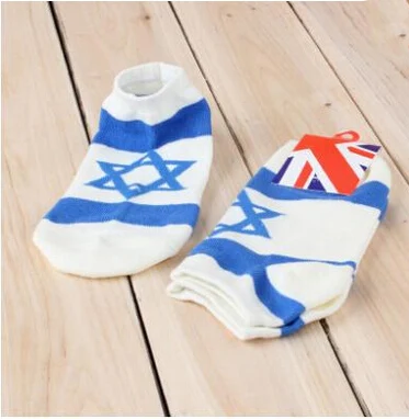 Срочная распродажа, геометрические хлопковые носки Harajuku с флагами Кубка мира унисекс - Цвет: SS4505