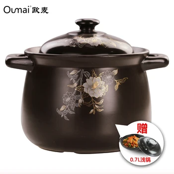 

The European Mainai high temperature ceramic casserole stew soup casserole casserole pot fire stone crock pot and 1#7L