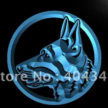 LB668-немецкий овчарка Собака Pet светодиодный неоновый свет вывеска домашний декор ремесла