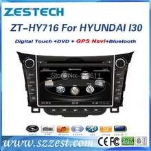 ZESTECH High performance dual-core HD digital touch screen car dvd for Hyundai I30 car dvd with radio/RDS/3G+factory