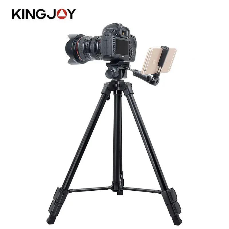 

KINGJOY VT-930 Tripod For Live Streaming Phone Smartphone Digital Camera Aluminum Black Professional Flexible Mini Gorillapod